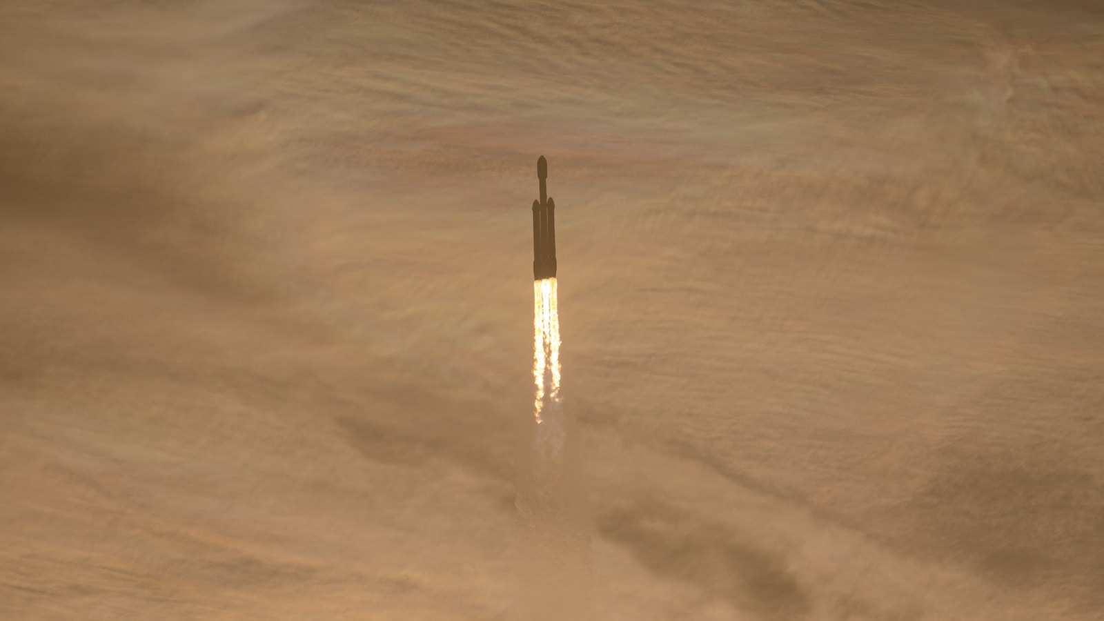 Falcon Heavy carrying NASA's Nancy Grace Roman Space Telescope launches from Kennedy Space Center