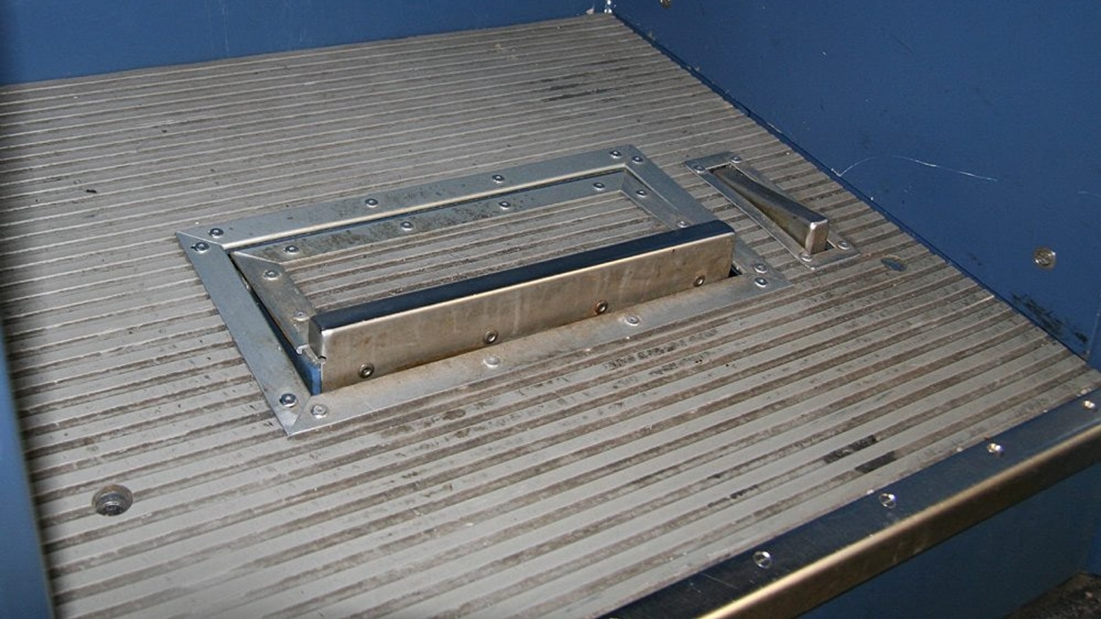 Dead-man vigilance pedal in the cab car of a German InterCity train