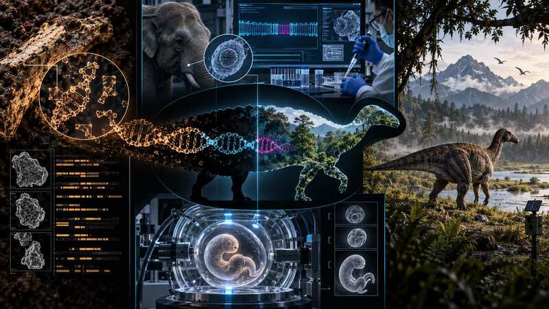 Ancient DNA, elephant genome engineering, embryo development and ecological reconstruction
