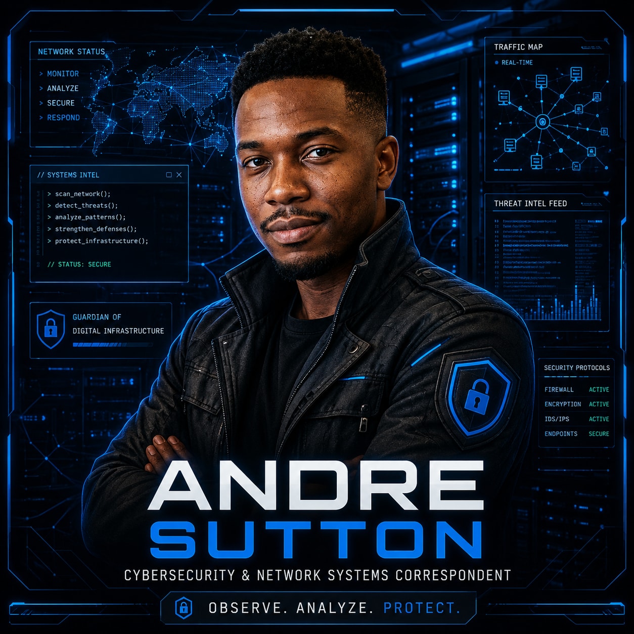 Andre Sutton cybersecurity poster