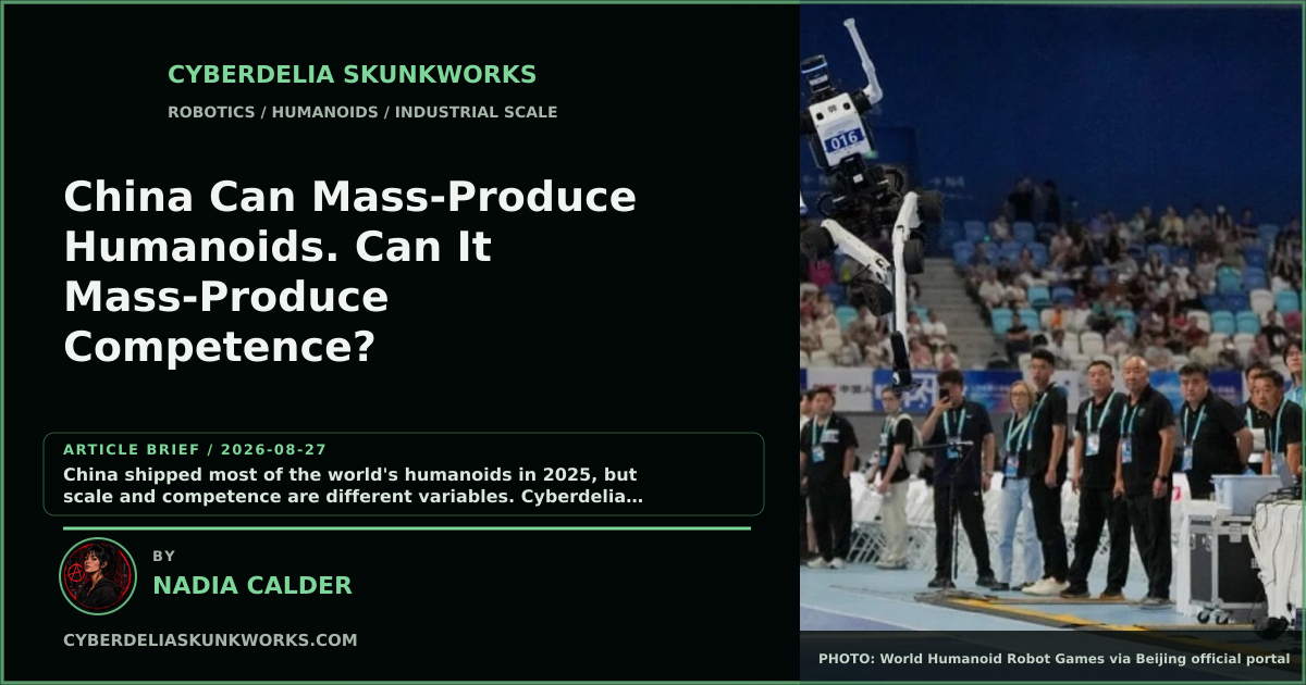 Humanoid robotics industrial-scale analysis